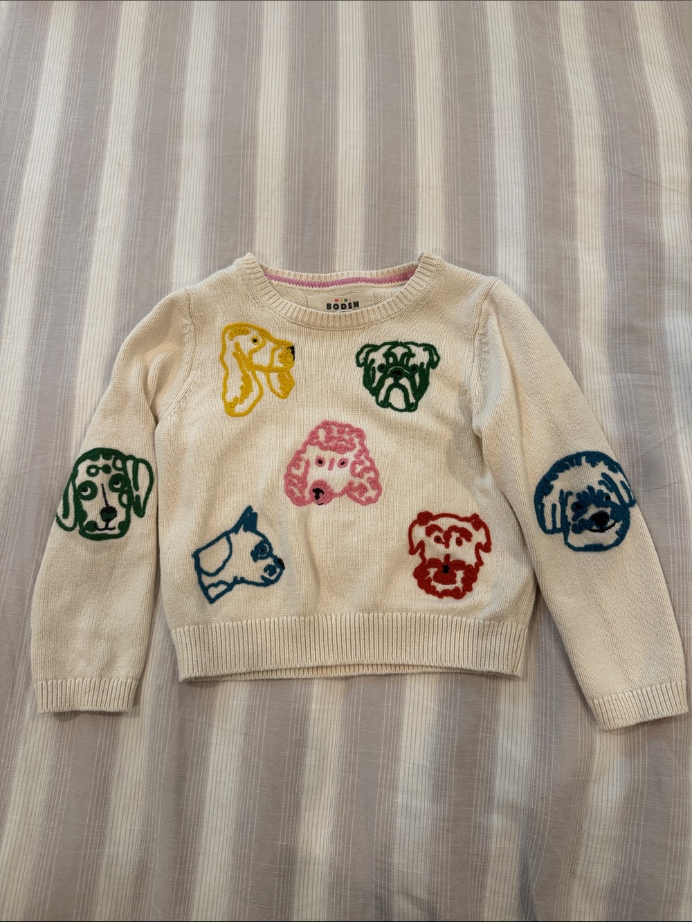 Mini Boden Girl’s Dog Sweater